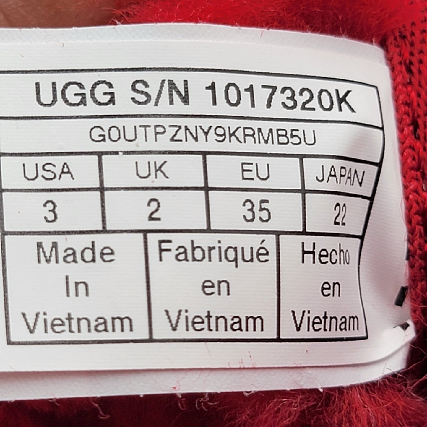Uggs Neumel II Boot Kids 'Samba Red'  Size 3  New in Box7