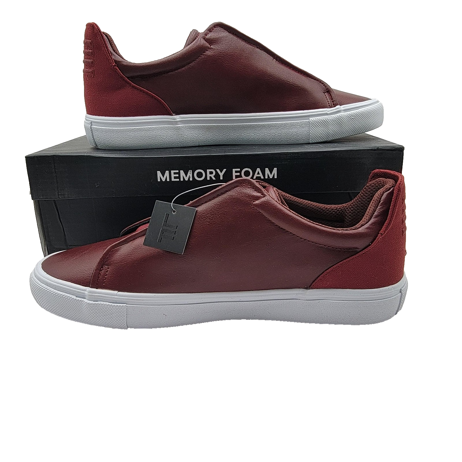 London Fog Shoes Mens Size 11 Memory Foam Cabernet Francis Casual Slip On New1