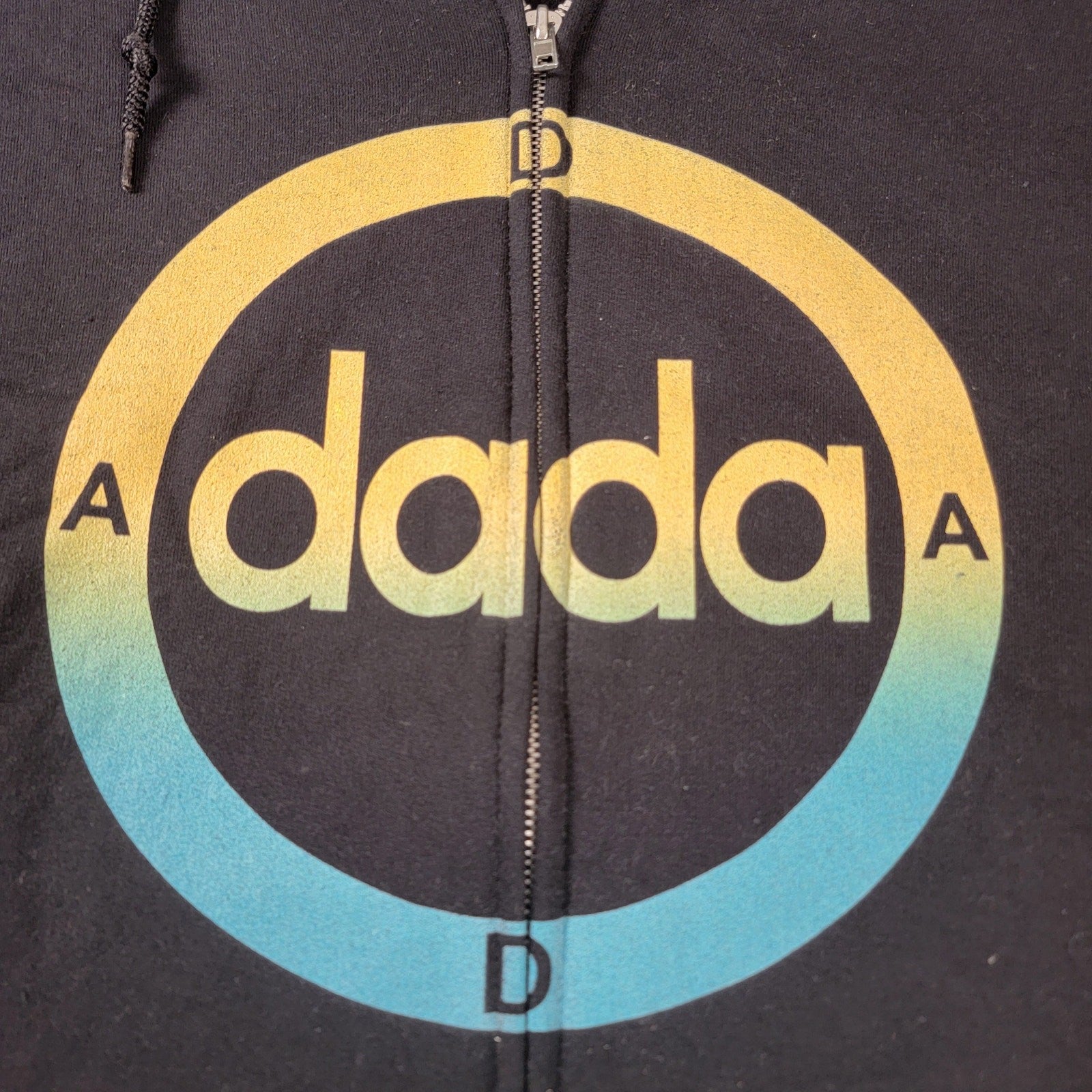 Dada Logo Black Hoodie "Return to Dizz Knee Land Tour" Sz L
