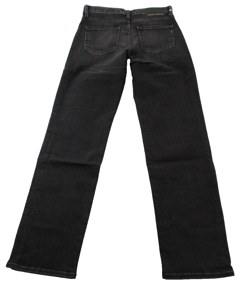 Modern American Rodeo Drive Jeans Womens 26 Black Straight Leg Salem Boston 14761