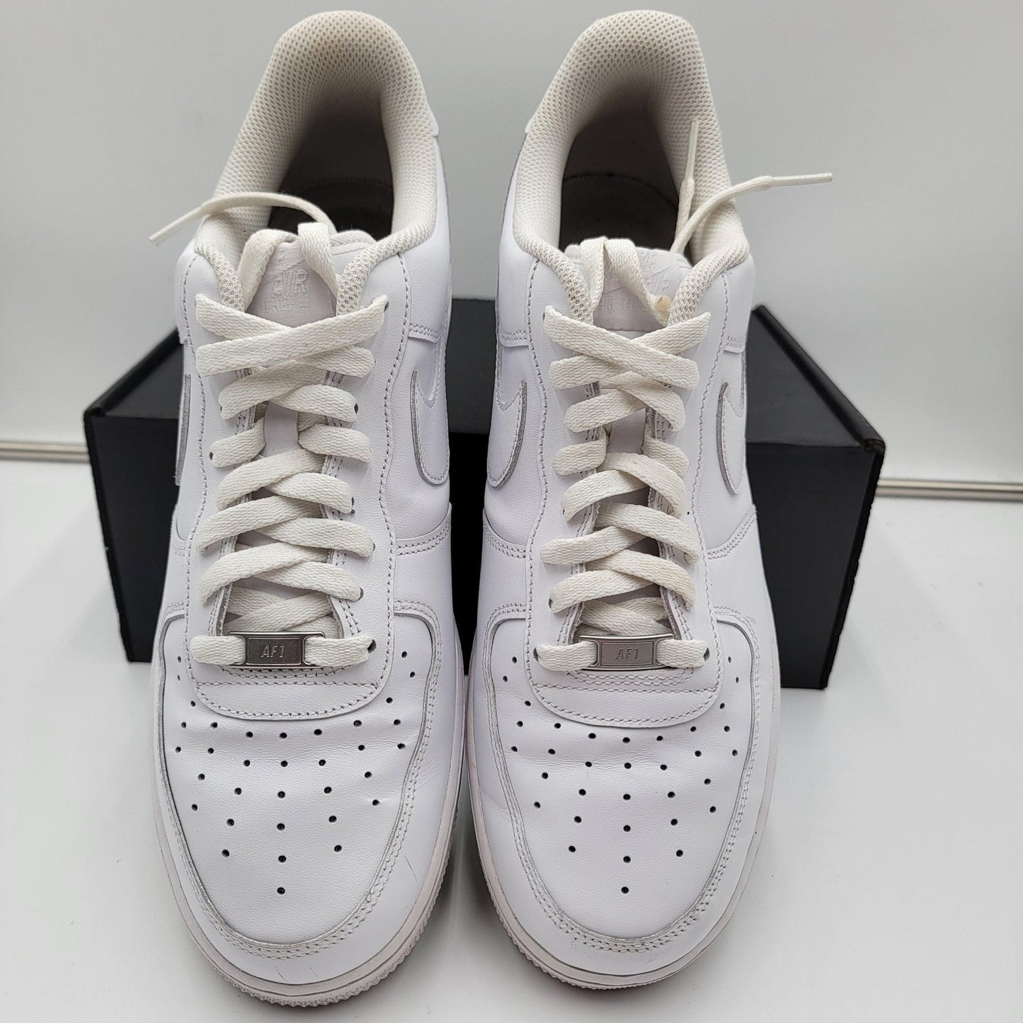 Nike Air Force 1 Mens Size 12 White CW2288111 Low Top Leather Sneakers