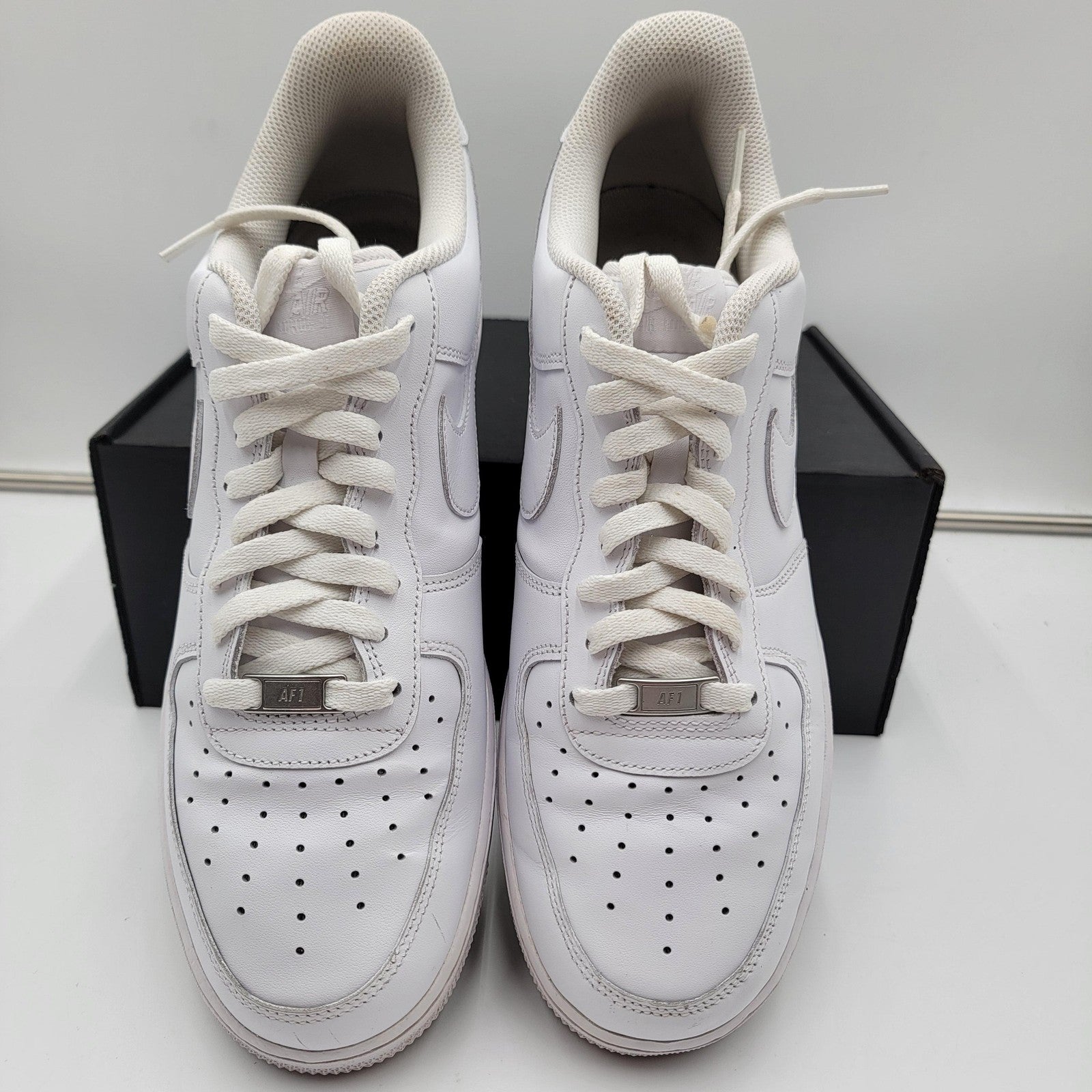 Nike Air Force 1 Mens Size 12 White CW2288111 Low Top Leather Sneakers