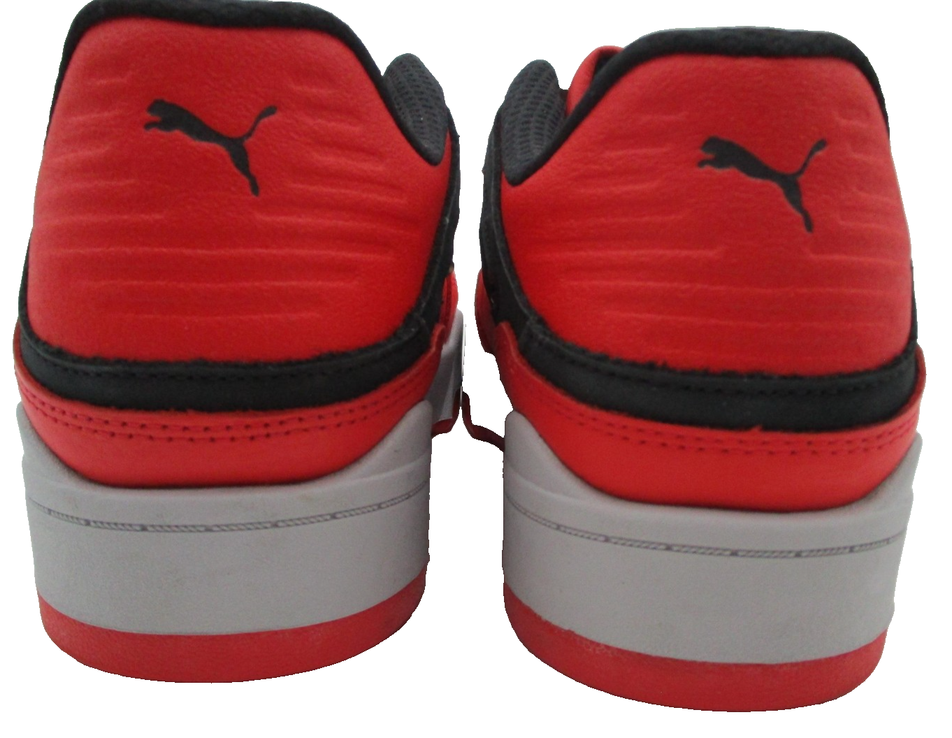 Puma Slipstream INVDR Shoes Men Sz 10.5 Red Black Leather Low Top 38996801 1S96