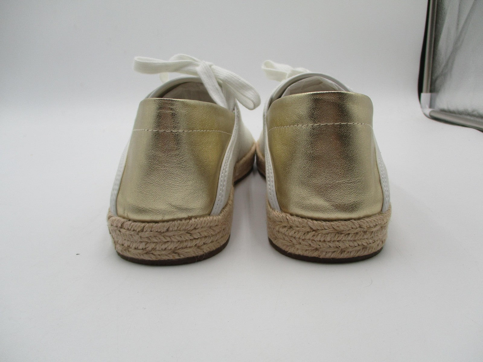 Michael Michael Kors Shoes Womens Size 9 White Canvas Libby Slide 43T1LBFP1D3