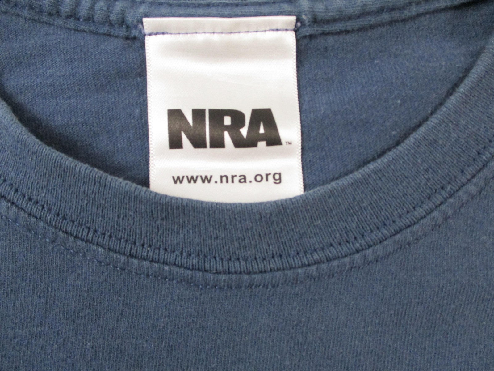 NRA Shirt Mens XL Blue Second Amendment Eagle Graphic Patriotic USA Tee 15672
