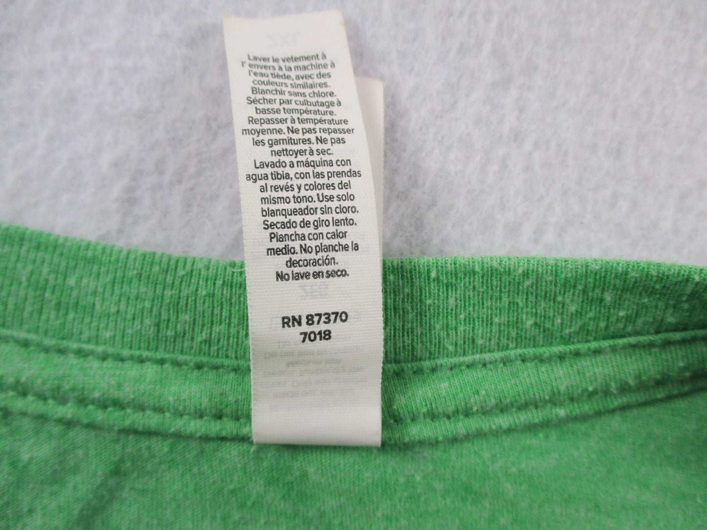 Bella + Canvas Ghost OG Shirt Mens 2XL Green Skeleton Surf Weed Graphic Tee9