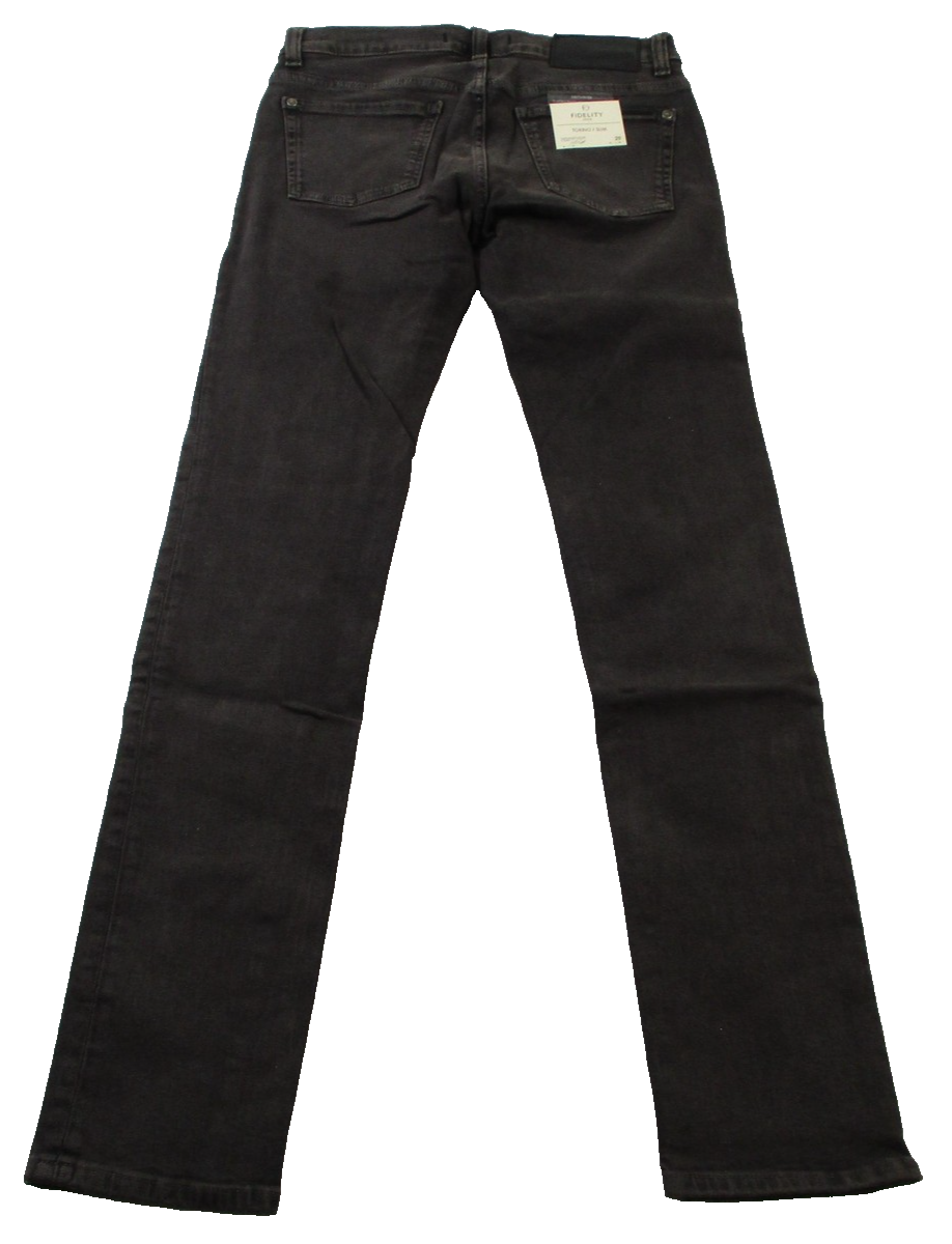 Fidelity Denim Jeans Mens 29x32 Gray Torino Slim Stretch Charcoal Wash