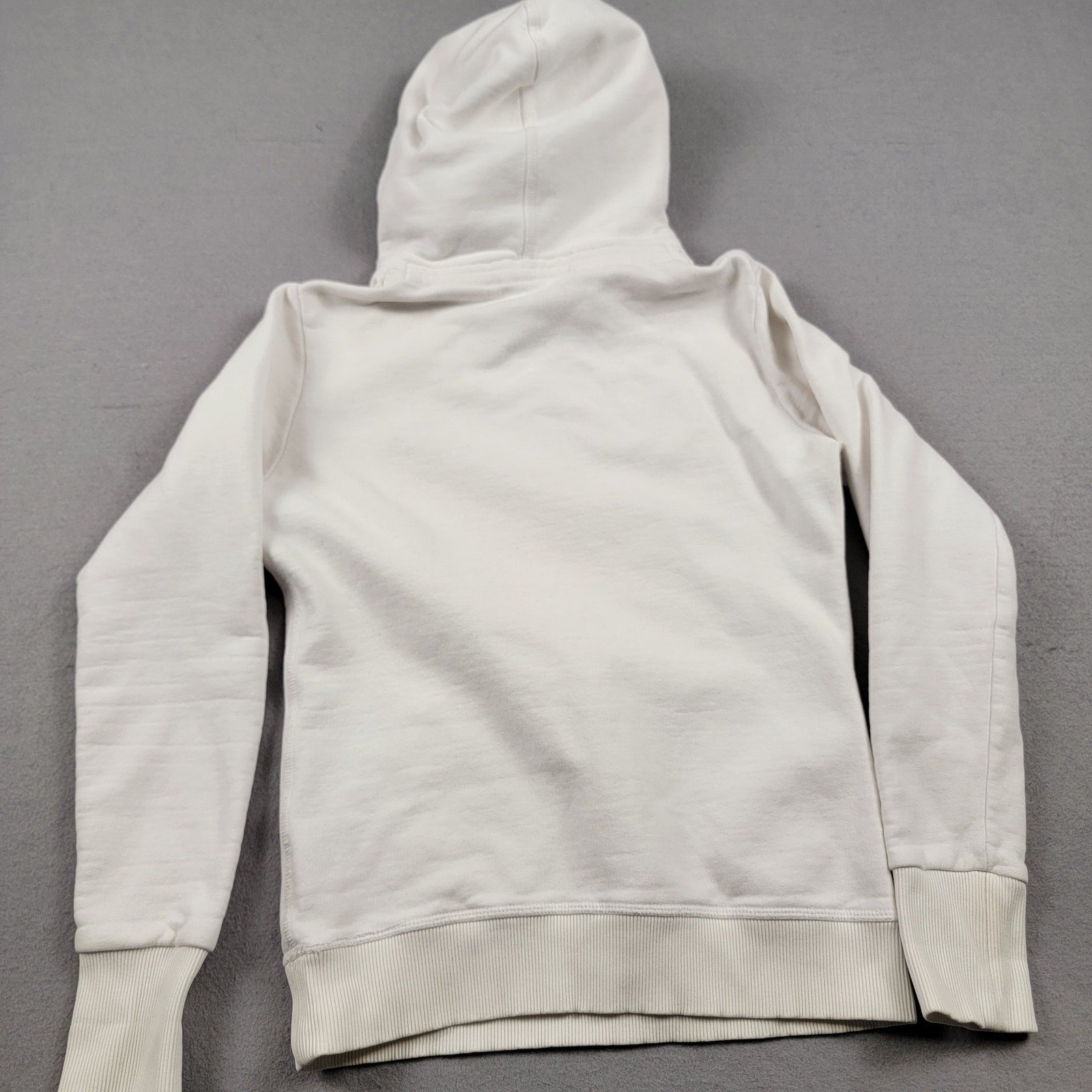 SuperDry Orange Label Hoodie White Sz S