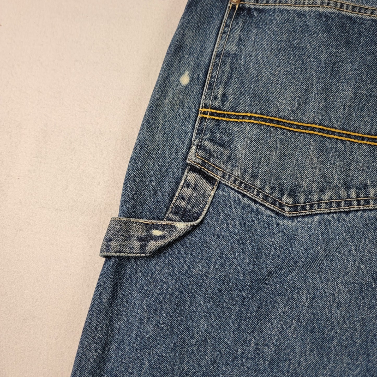 Southpole Jeans Men 36 Blue Denim Carpenter Baggy Loose Fit Hammer Loop Y2K 11899