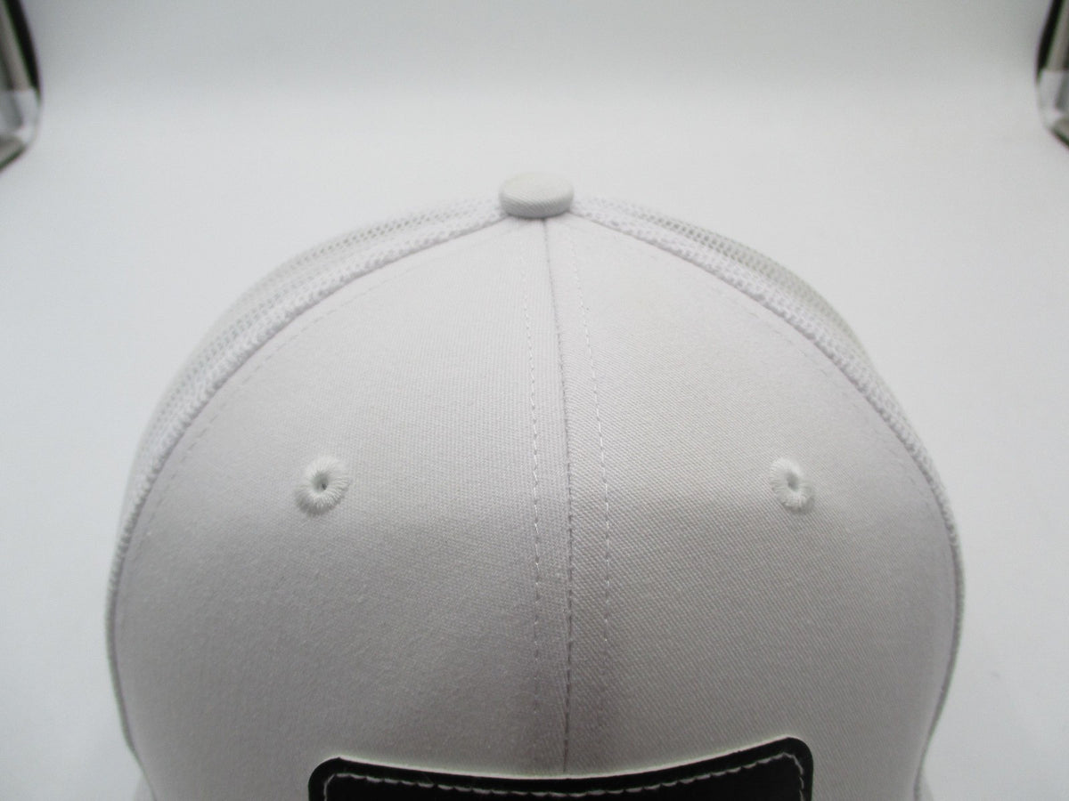 Richardson Hat Cap Snap Back Mens One Size White Mesh Trucker Bad Boy Legacy4