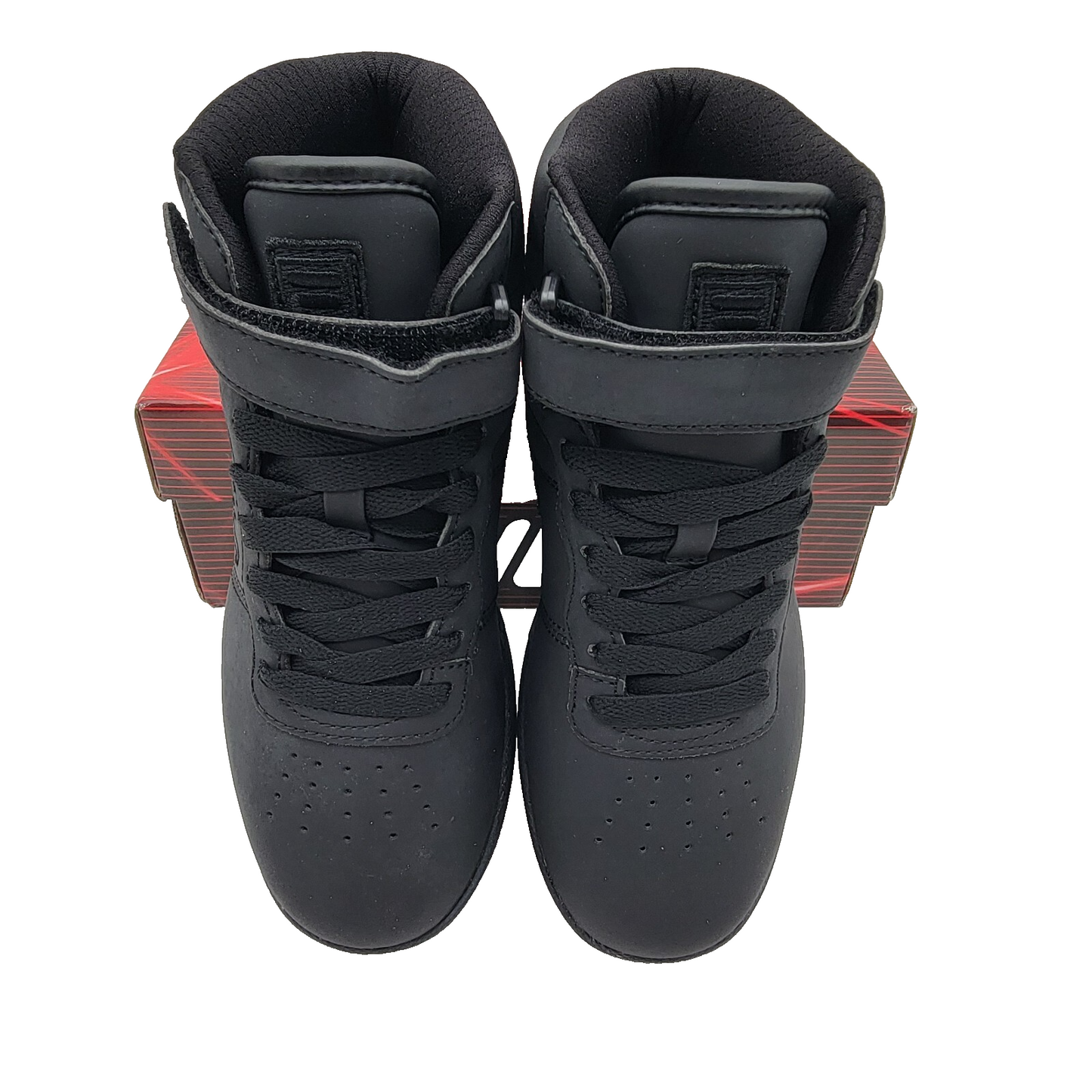 FILA® Vulc 13 Matte Kid's Sz 2.5 Triple Black 3CM00175-001 NIB3