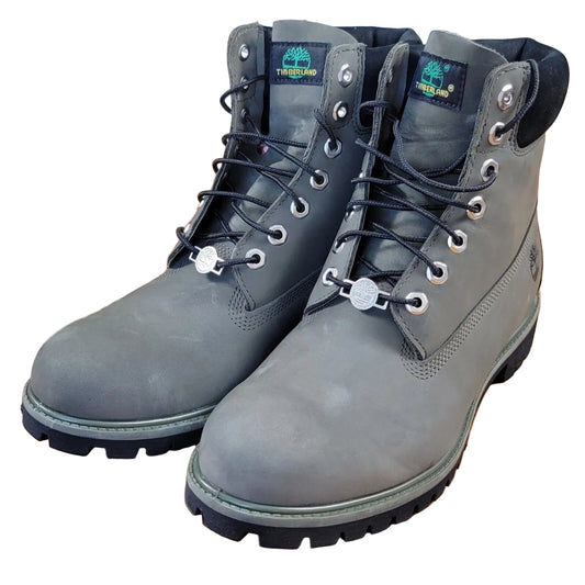 Timberland Premium 6 Inch Waterproof Dark Green Nubuck 0A2KZQ Mens Size 11M0