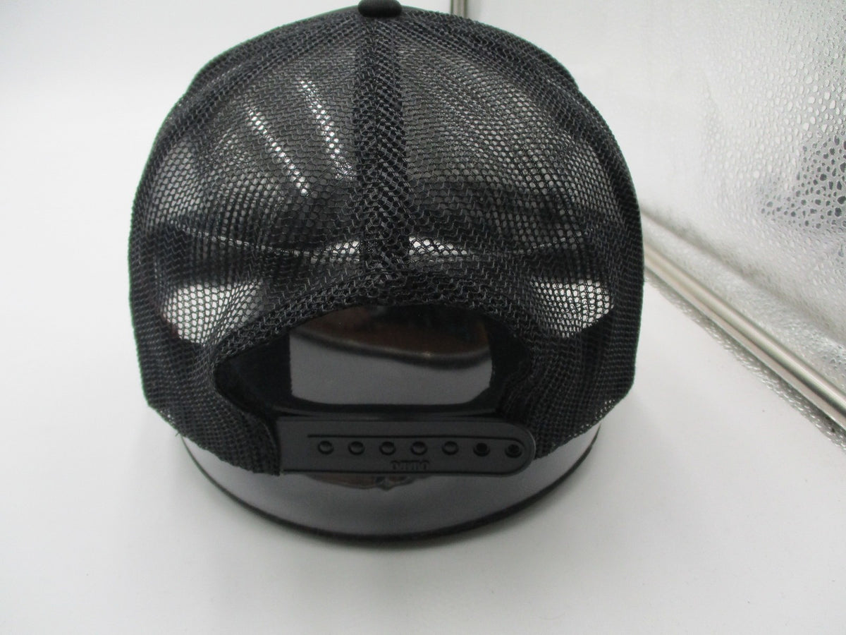 LRG Streetwear Is Dead Hat Cap Snap Back Mens One Size Black Mesh Trucker Foam6
