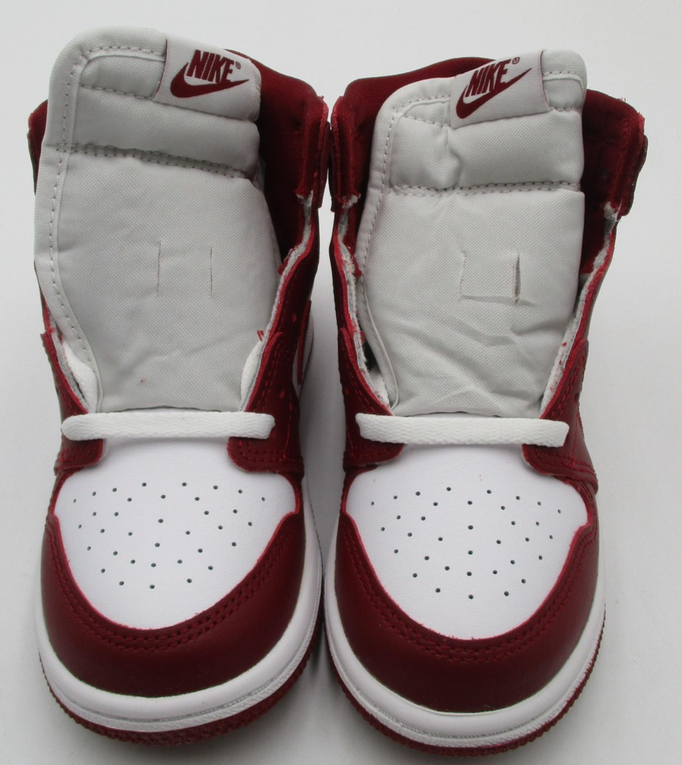 Air Jordan 1 Retro High OG TD 'Artisanal Red' Boys Size 10C FD1413-160 New w Box5