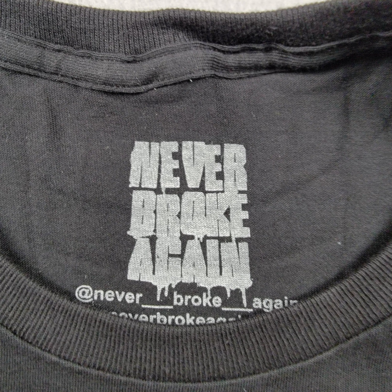 Young Boy Never Broke Again American Champ Tshirt Black Sz M3