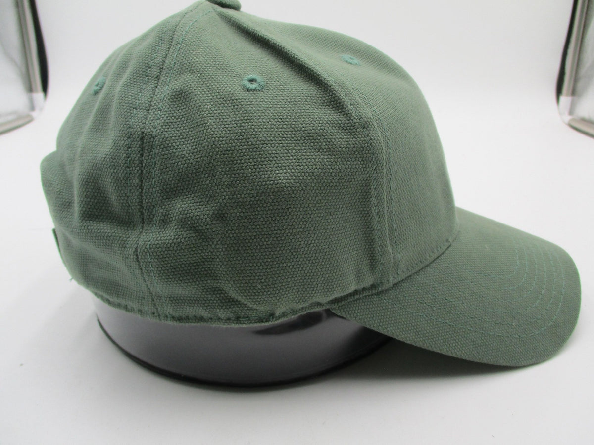Great Republic Hat Cap Strap Back Mens One Size Green Canvas Solid Baseball6