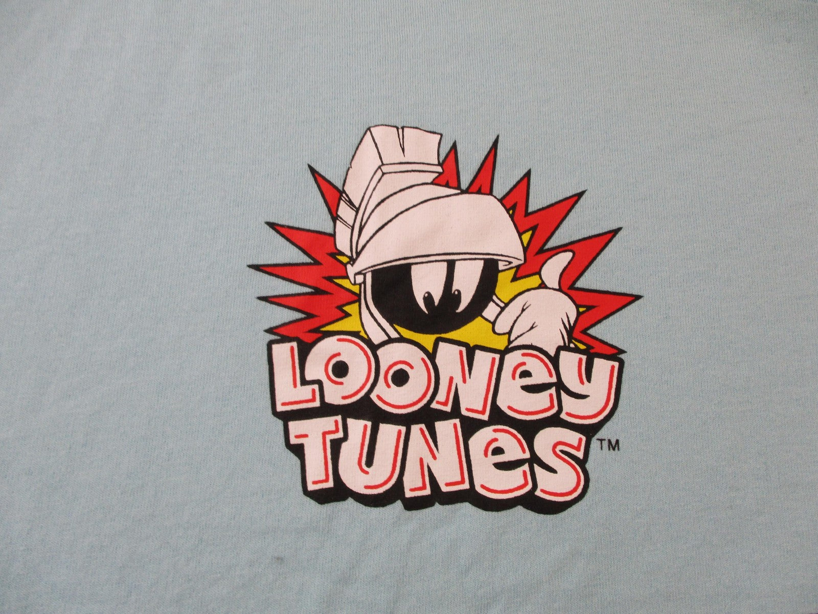 Looney Tunes Marvin The Martian Racing Club Shirt Mens XL Blue Graphic Tee 15467