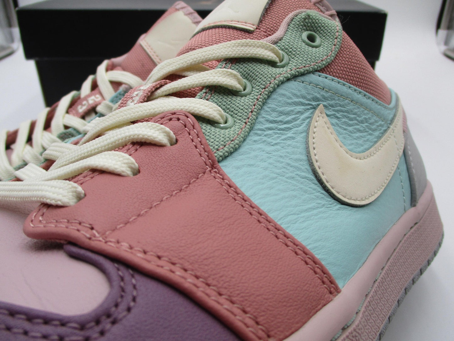 Nike Air Jordan 1 Low SE Shoes Mens Size 10.5 Champagne Coconut Milk DJ5196-6157