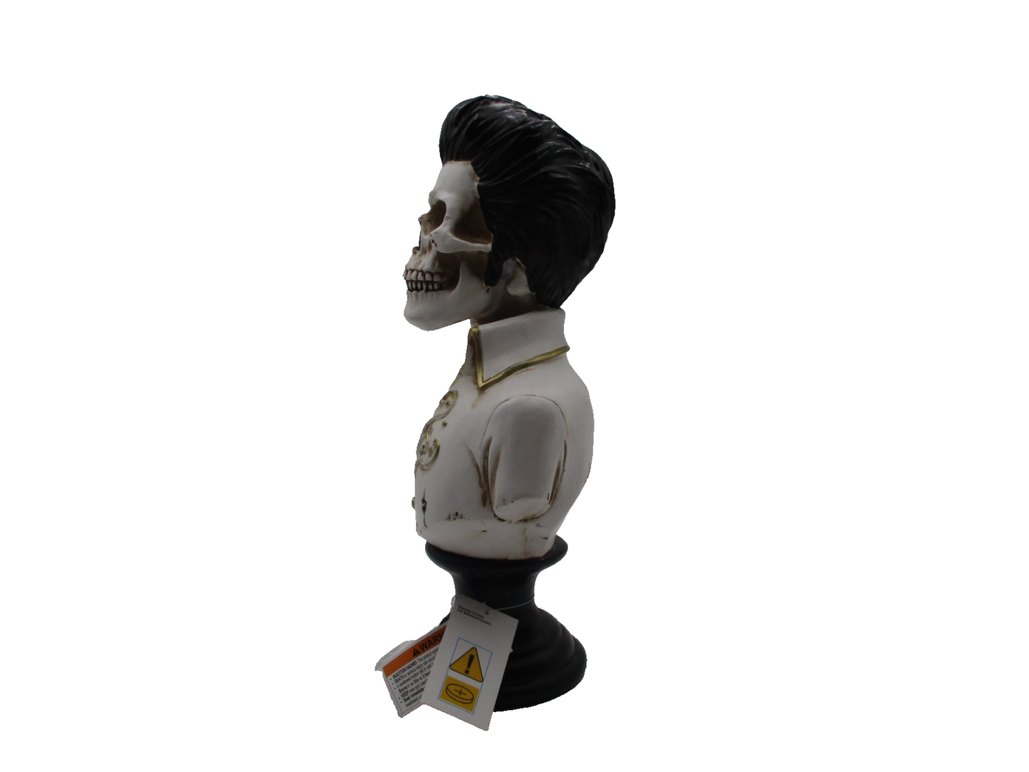 Elvis Skull BUST Light Up LED Eyes Halloween Statue New3