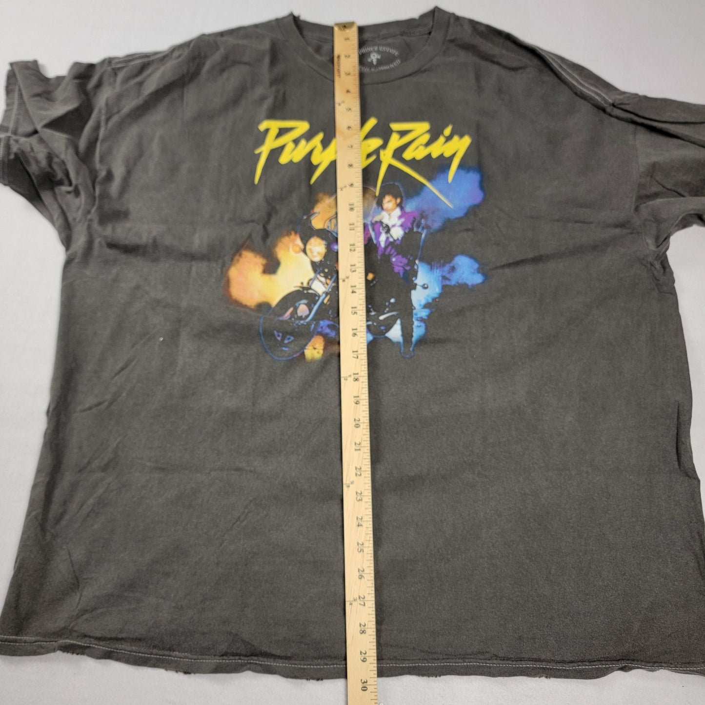 Prince Purple Rain Shirt Mens 2XL Graphic Tee Retro Vintage Distress