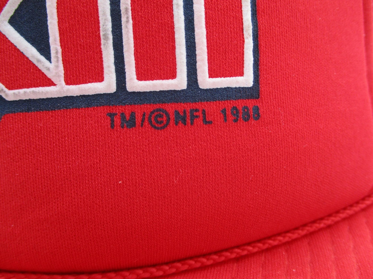Vintage Super Bowl XXIII Hat Cap Snap Back OSFM Red NFL Football Mens Winston2