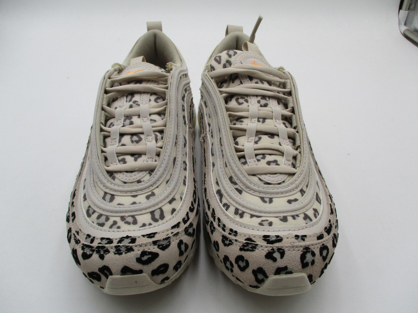 Nike Air Max 97 Shoes Womens Size 6.5 Beige Leopard Print Sneakers CW5595-0015