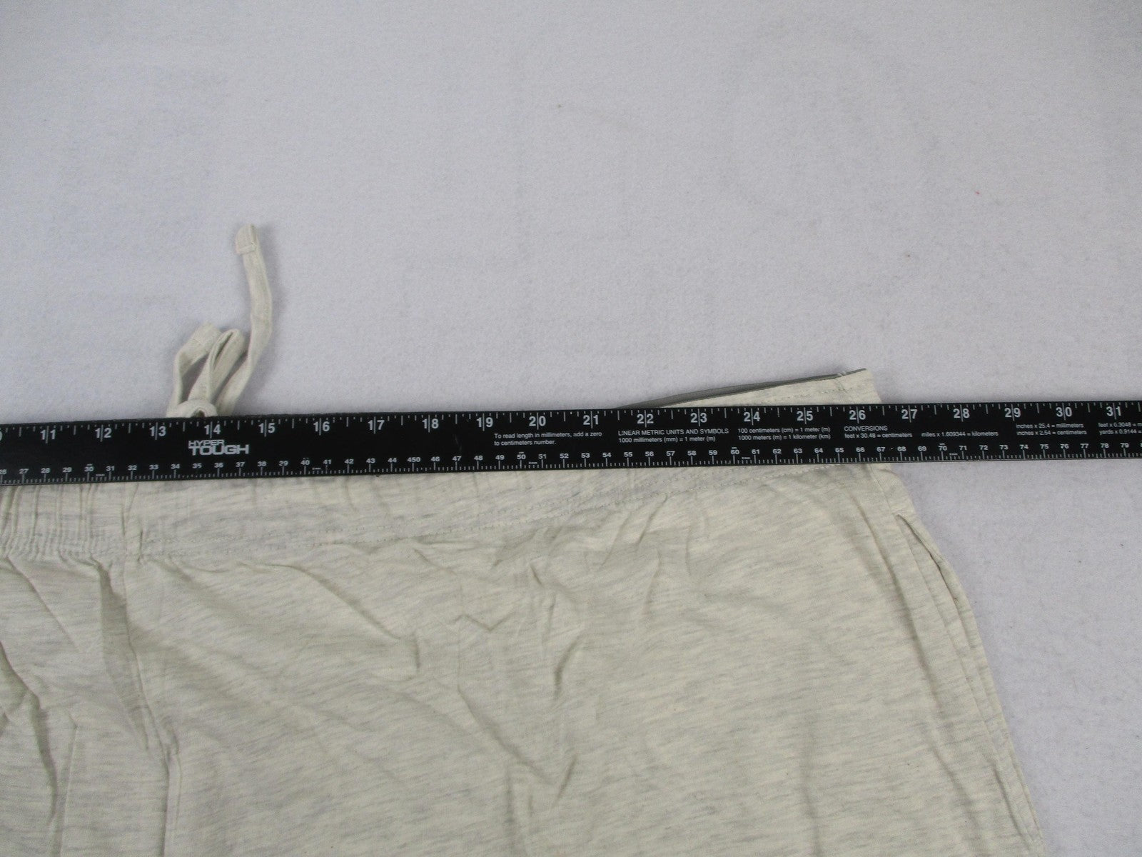 Hanes Pajama Pants Mens 5XL Beige Oatmeal Knit Sleep Lounge XTemp 01101X