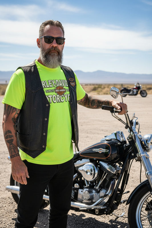 Harley-Davidson Shirt Mens XL Green Frieze Motorcycles Graphic Tee O'Fallon0