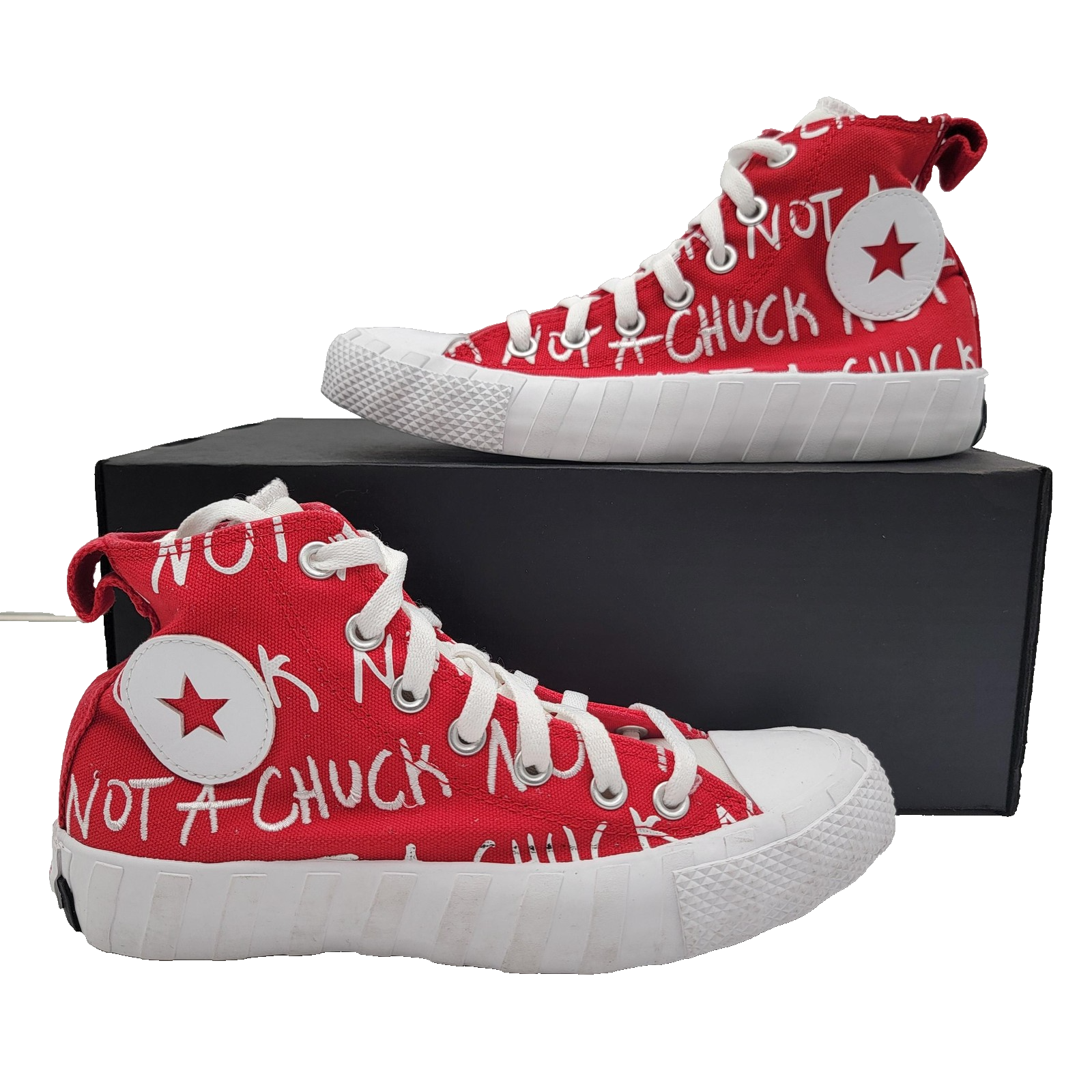 Converse Not A Chuck Shoes Mens Size 5 High Top All Star 271965C Unique0