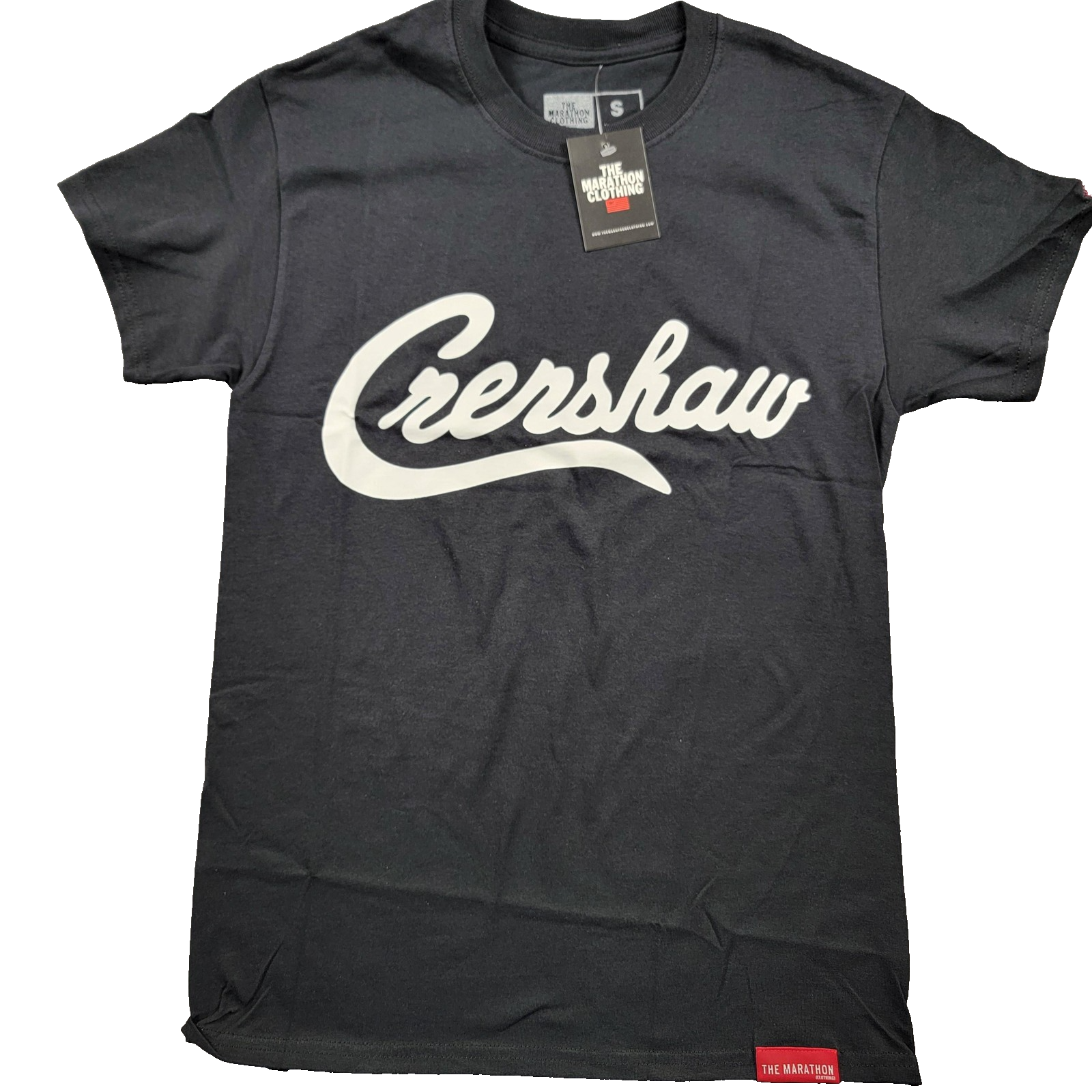 The Marathon Clothing Crenshaw Shirt Mens Small Black Graphic Tee TMC Crewneck0