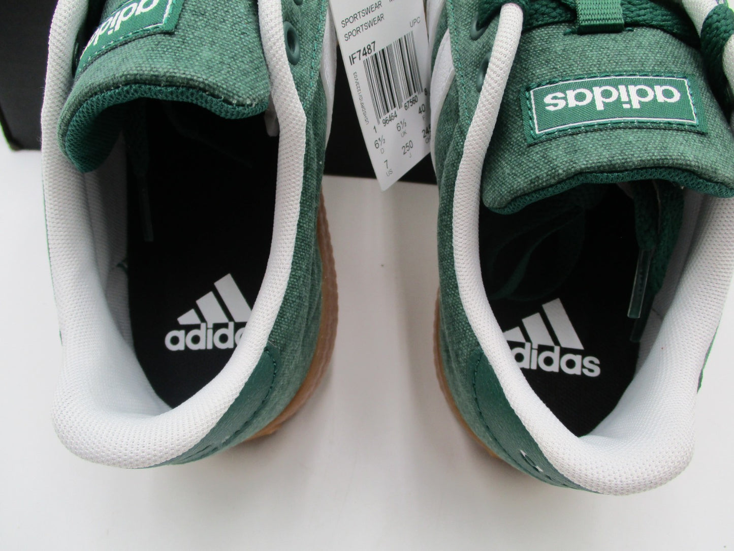 Adidas Daily 3.0 Men’s Sz 7 Green White Gum Casual Sneakers IF7487 Skate Shoes11