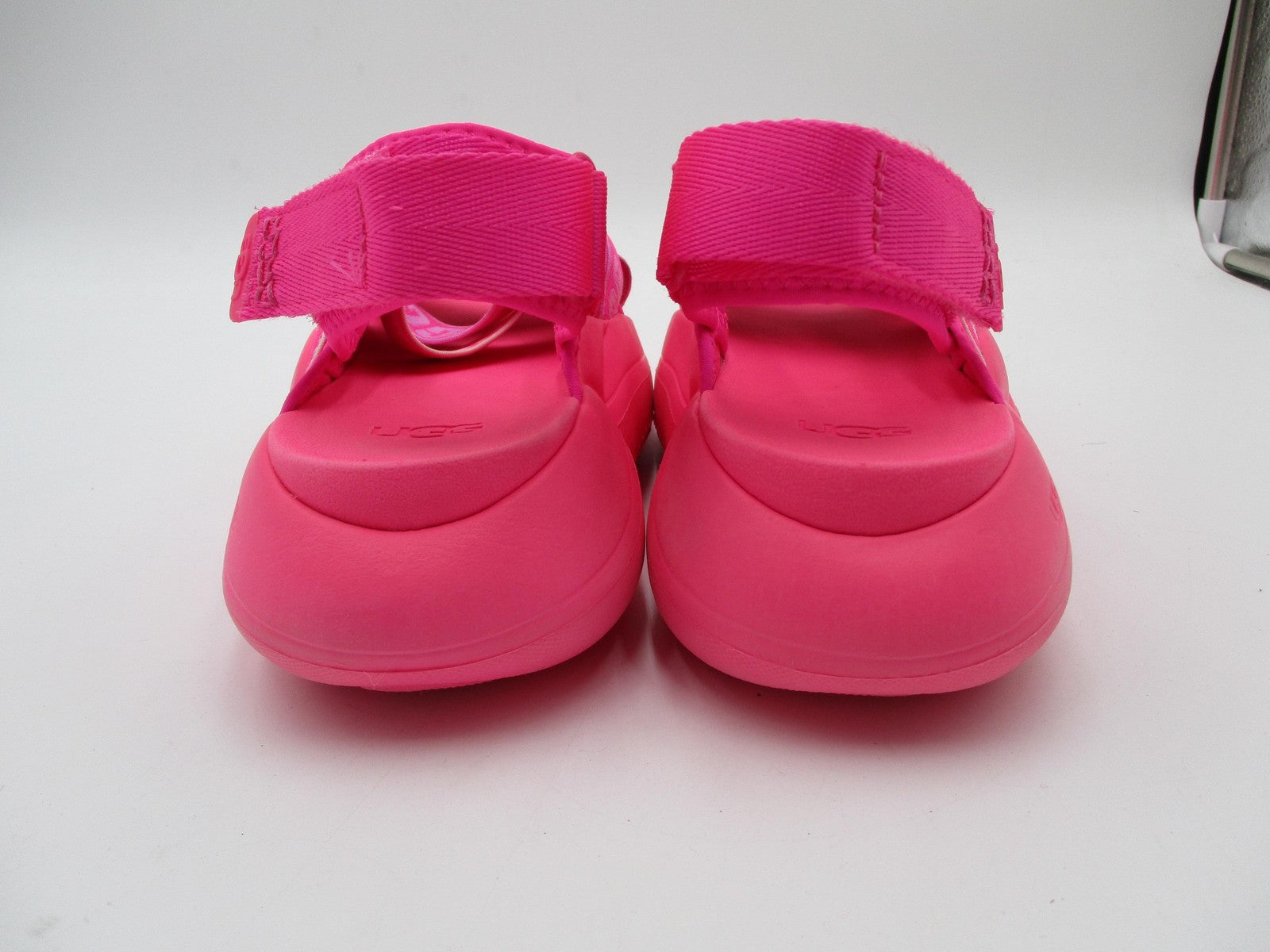 UGG Shoes Womens Size 6 Pink Logo Strappy Platform Wedge Sport Sandals 11100902