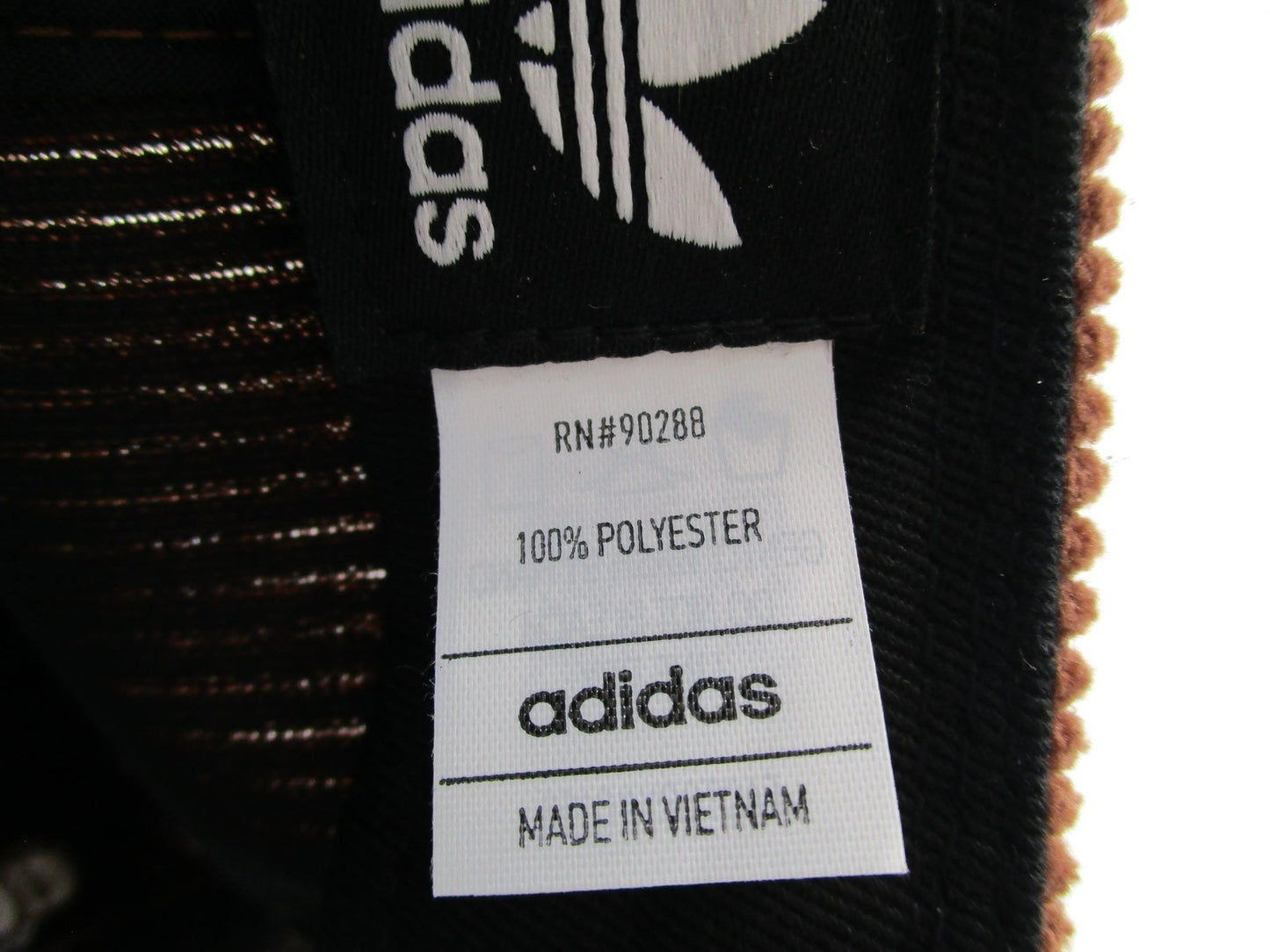 Adidas Hat Cap Strap Back Brown Corduroy Originals Trefoil Mens One Size10
