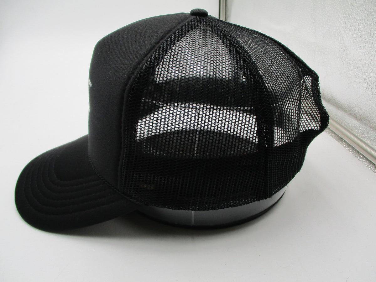 LRG Streetwear Is Dead Hat Cap Snap Back Mens One Size Black Mesh Trucker Foam5