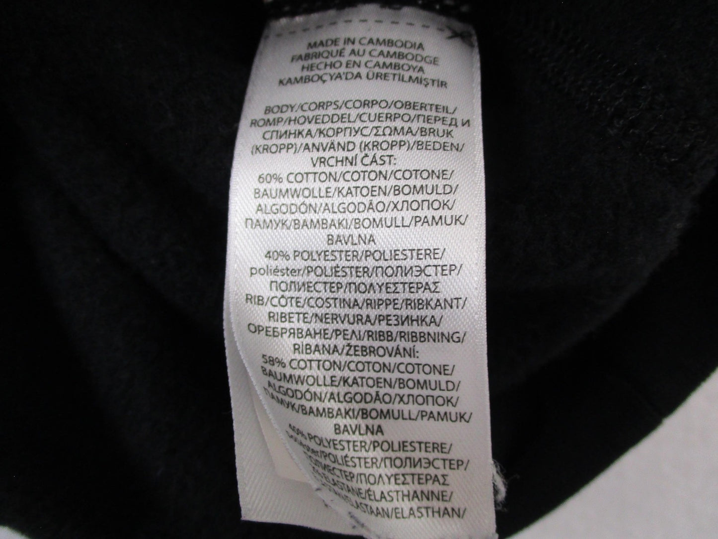 Polo Ralph Lauren Sweatshirt Mens Medium Black Fleece Pullover Crewneck Logo16217