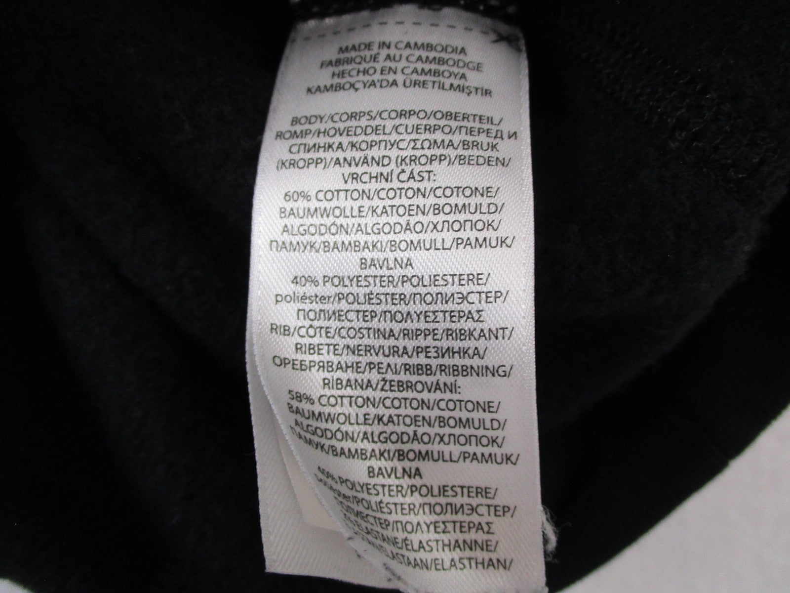 Polo Ralph Lauren Sweatshirt Mens Medium Black Fleece Pullover Crewneck Logo16217
