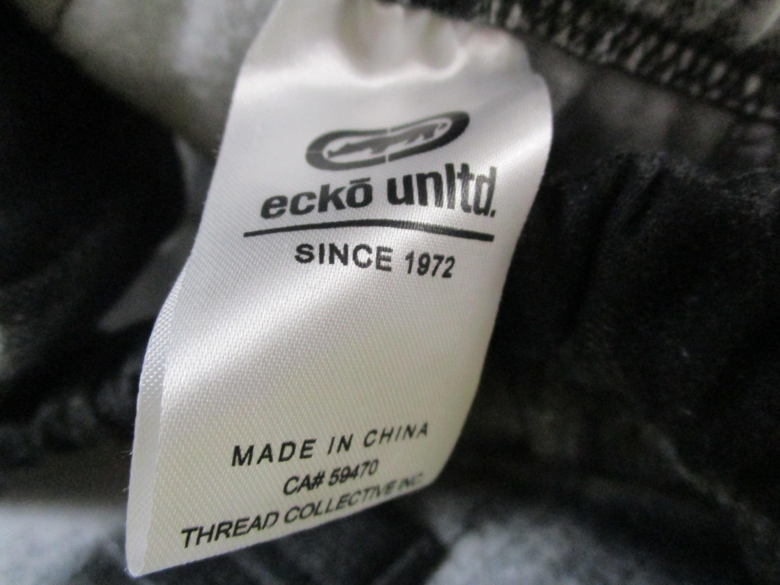 Ecko Unltd Pants Mens Medium Black White Tie Dye Joggers Streetwear 14275
