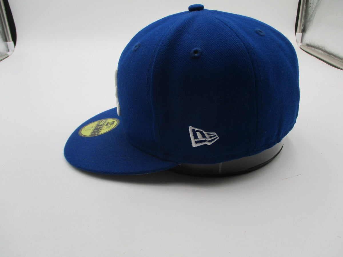 Atlanta Braves Hat Cap Fitted Mens 7 1/8 Blue MLB Baseball 59FIFTY New Era5