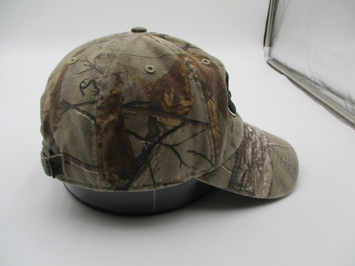 G Logo Camo Hat Cap Strap Back One Size Brown Football OTS Mens Realtree6