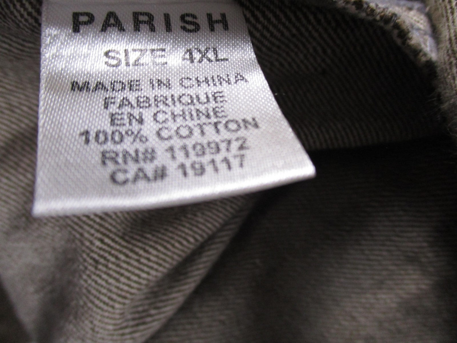 Parish Jacket Mens 4XL Brown Cotton Denim Military Workwear Snap Front Outdoor16