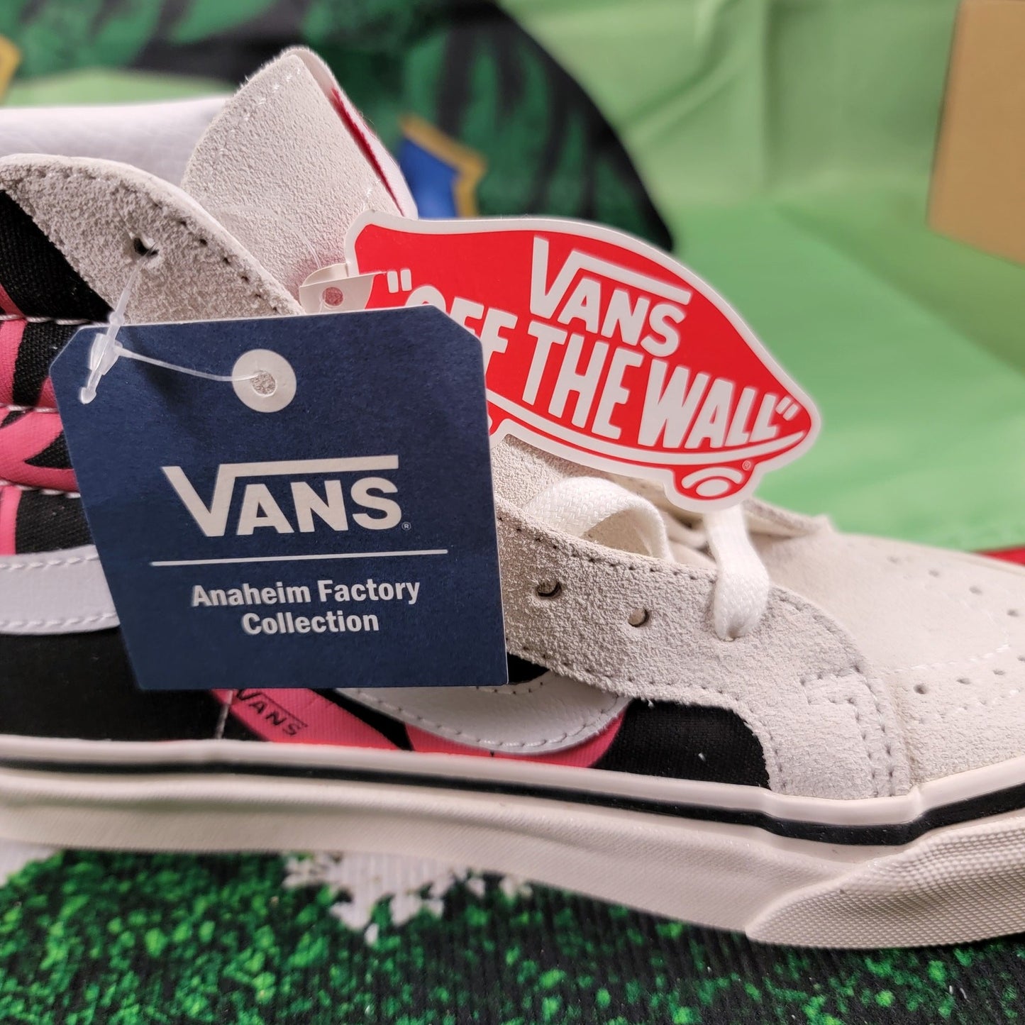 Vans Sk8Hi 38 Dx Anaheim Factory Black/Pink Sz 4.5M/6W VN0A38GFXKJ1 5