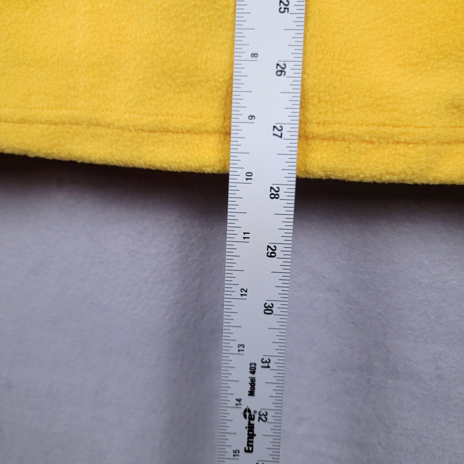 RawGear Oversized Pullover 1/3 Zip Fleece Jacket Yellow Sz M8