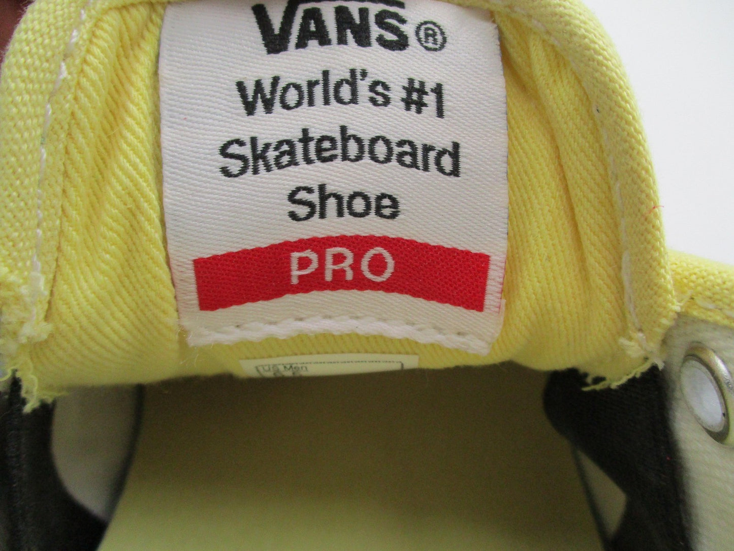 Vans Chima Ferguson Pro Shoes Mens Size 6.5 Yellow Canvas Gum Skate Sneakers16