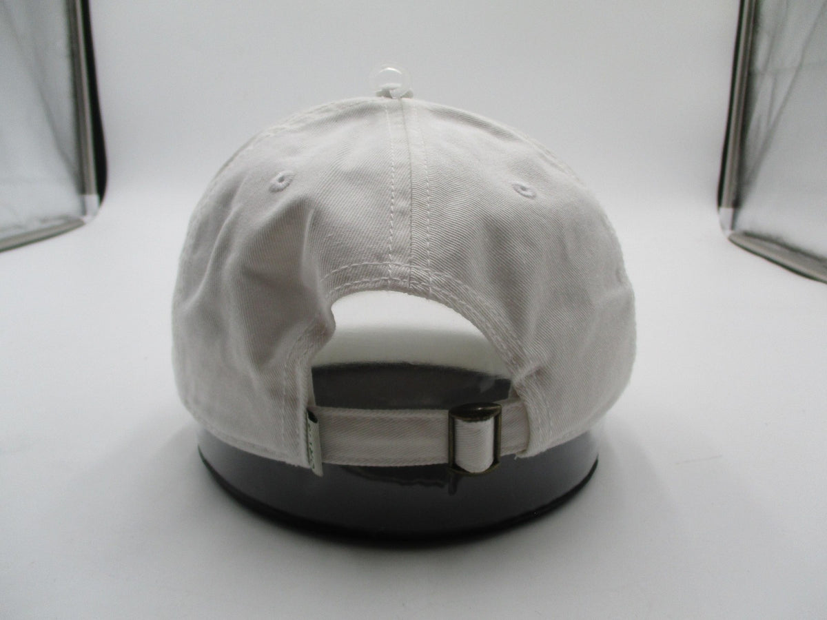 Orvis Hat Cap Strap Back Mens One Size White Paw Print Dog Baseball Cotton Twill5