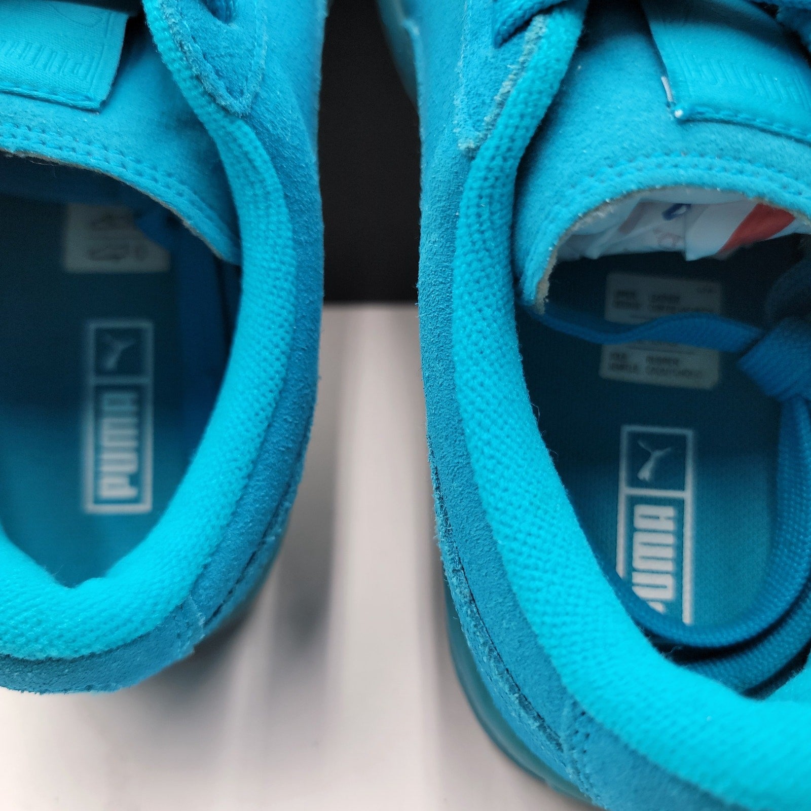 Puma Suede Iced Fluo Jr 'Atomic Blue' Sz 7C 36193602