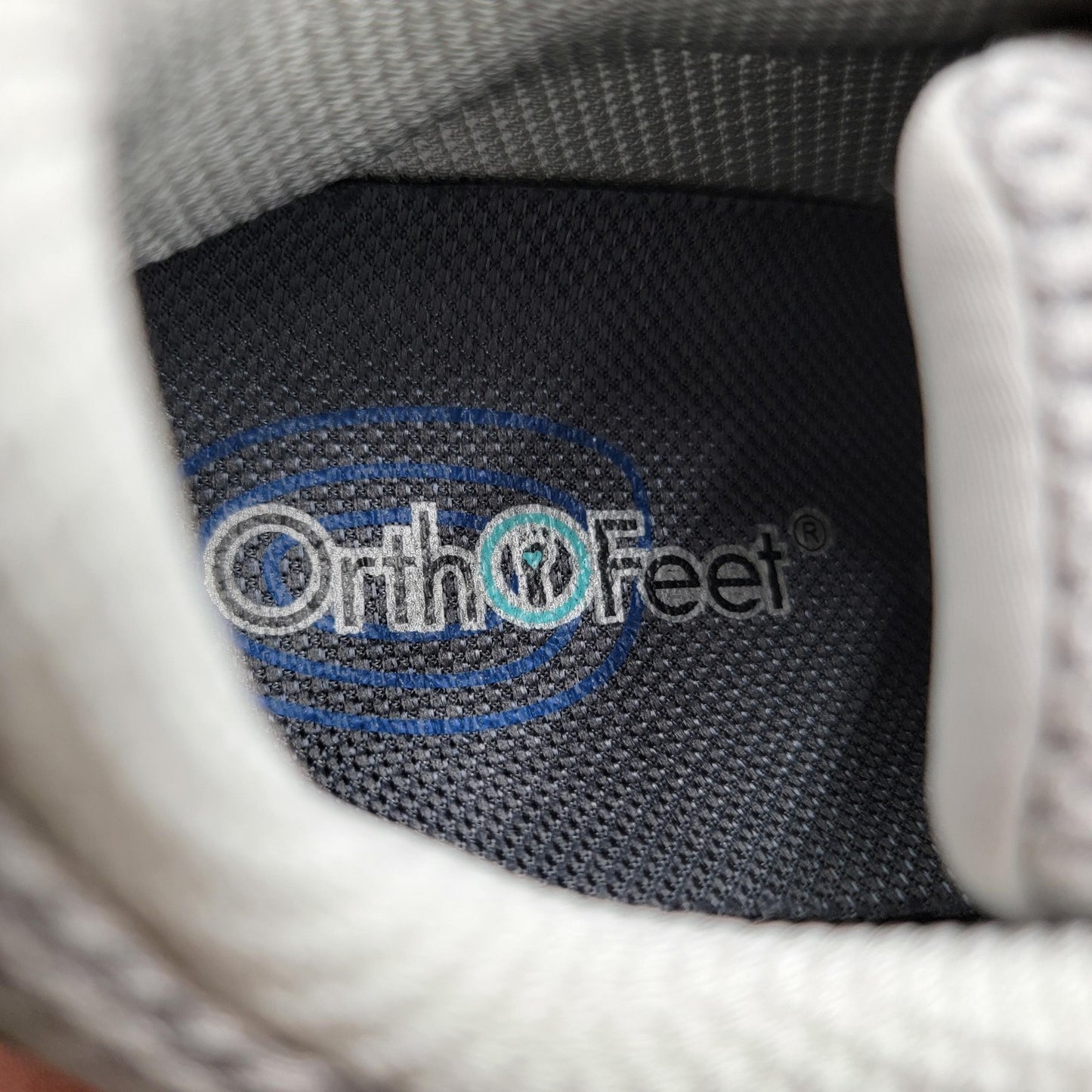 Orthofeet Shoes Men Sz 8 Wide Gray Walking Comfort Mesh Diabetic Sneakers 2E 2636