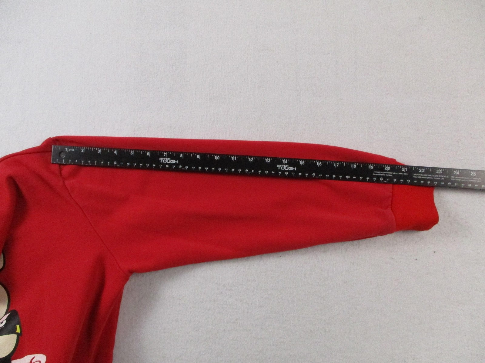 Lucky Charm Hoodie Kids Large Red Bunny Graphic Rhinestone Pullover 164812