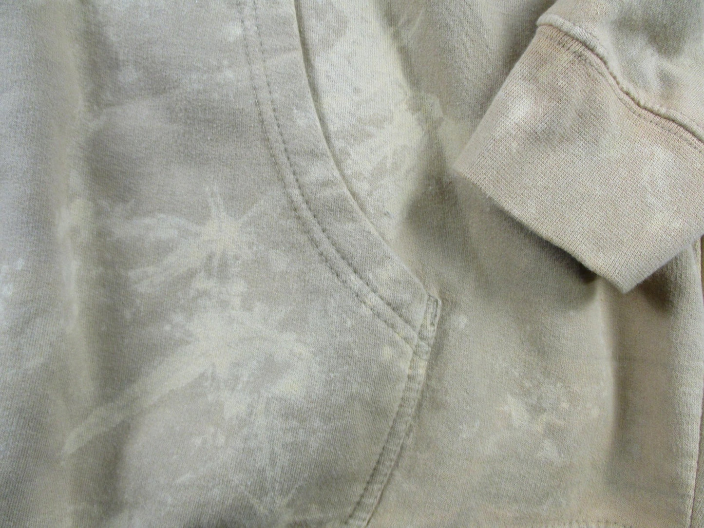 Independent Trading Hoodie Mens Large Beige Fleece Sweatshirt Stick To Your Guns3