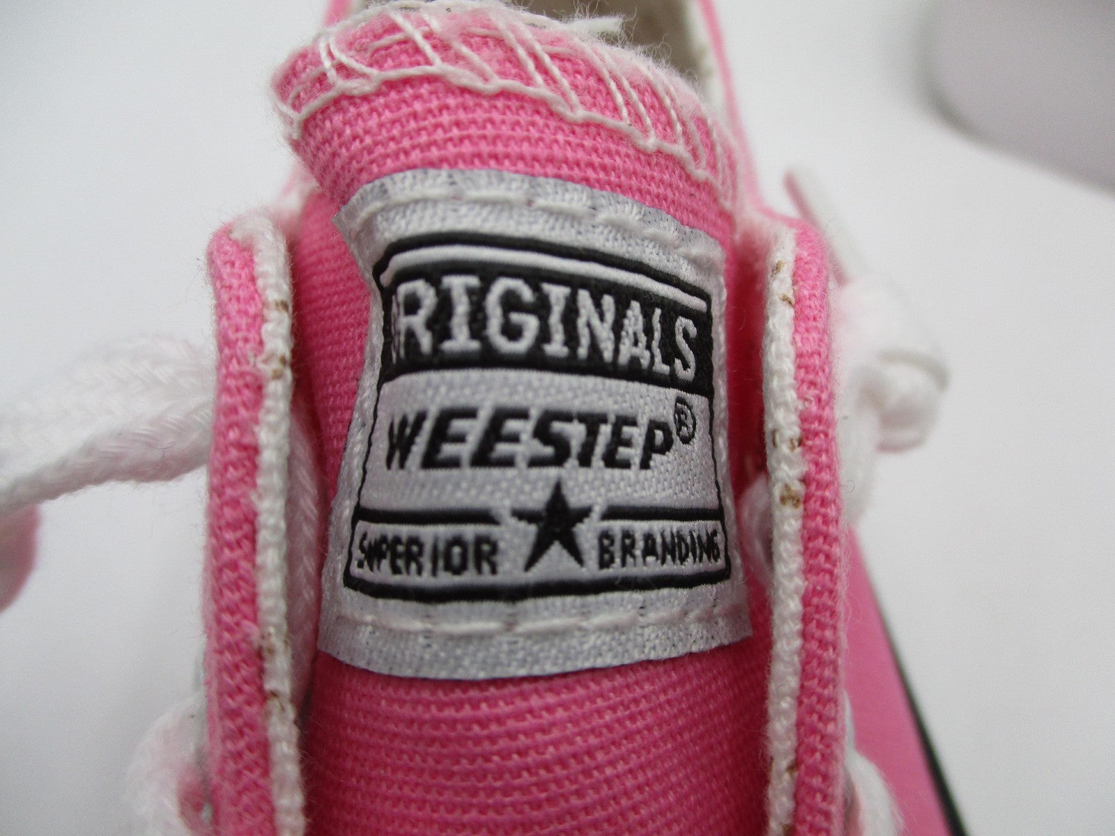 Weestep 101Simple-F Shoes Girls Size 10 Pink Canvas Low Top Casual Sneakers6