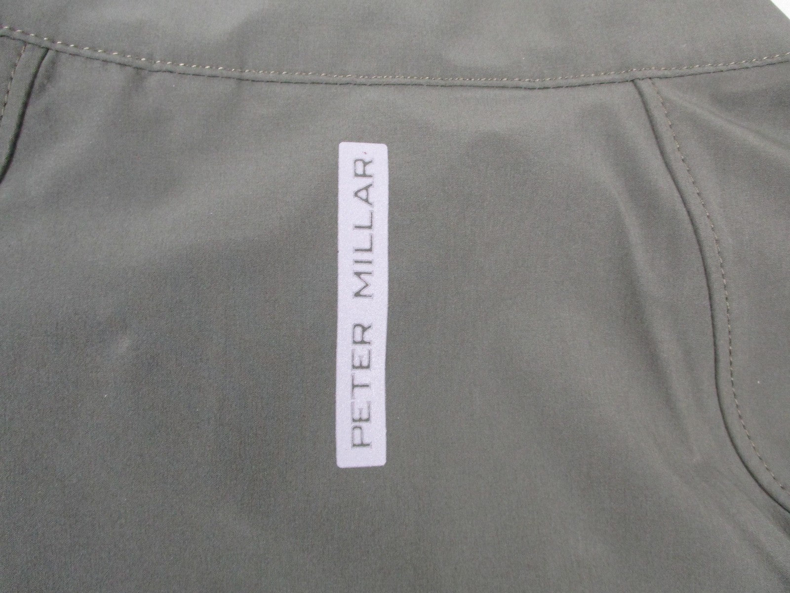 Peter Millar Crown Crafted Jacket Mens XL Green 1/4 Zip Golf Windbreaker 132115